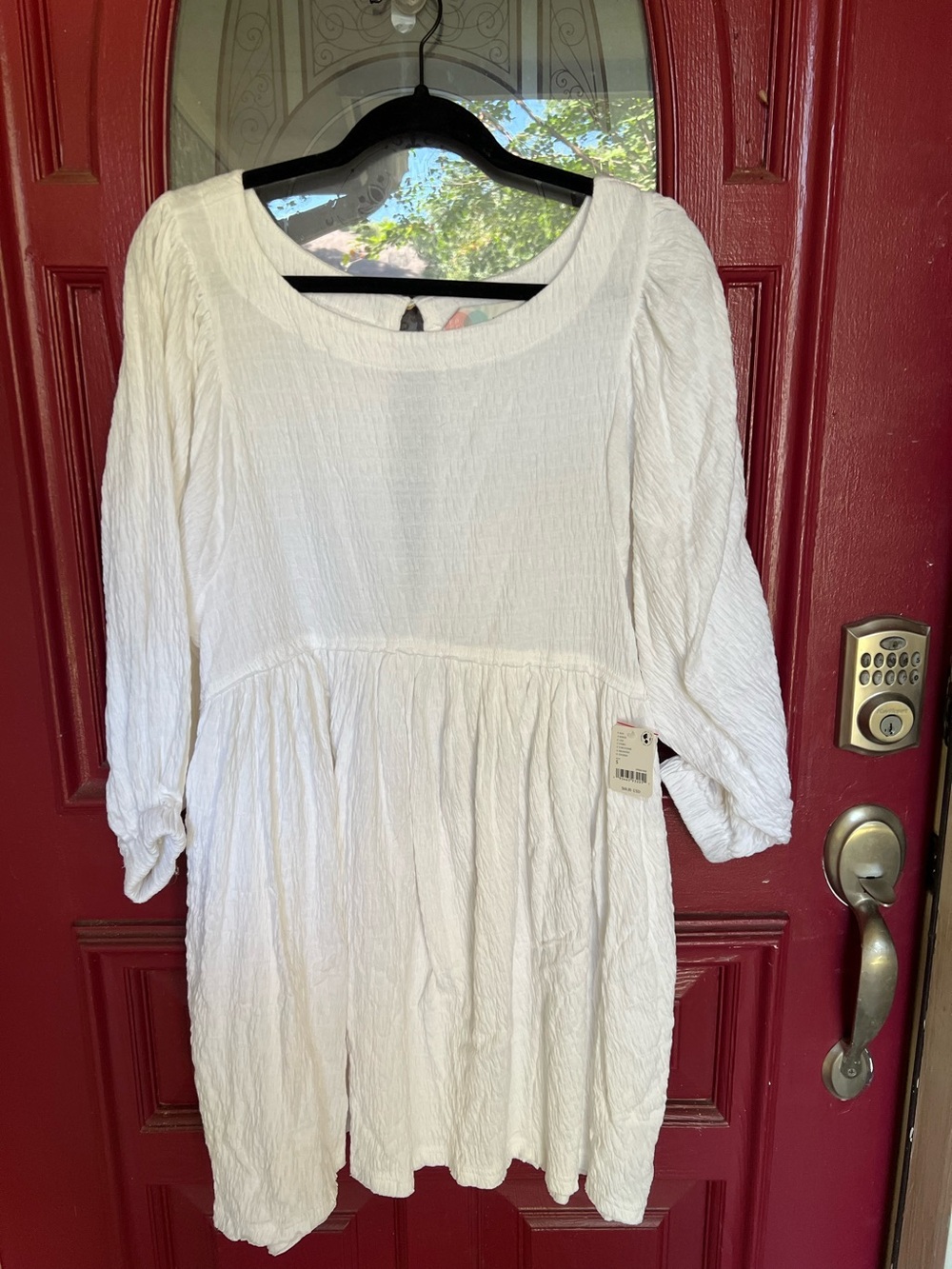 Free People white mini beach dress. NWT - Picture 1 of 2